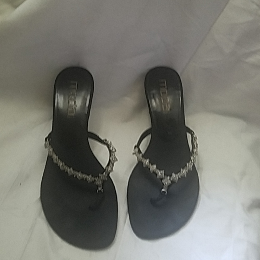 MODA BLACK SANDALS  "Twinkle"